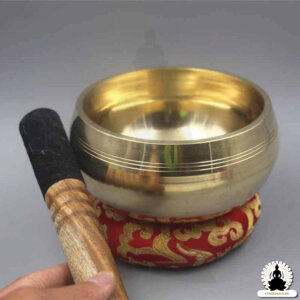 syngeskale - Håndhammeret Tibetansk Syngeskål (3)