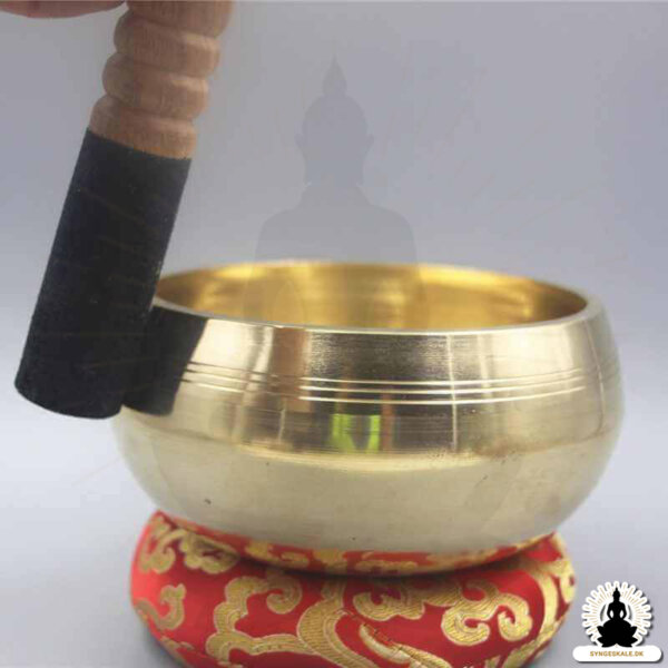 syngeskale - Håndhammeret Tibetansk Syngeskål (4)