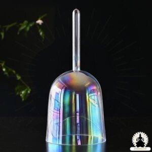 Krystal Syngeskåle med håndtag - Farvet Crystal (2)